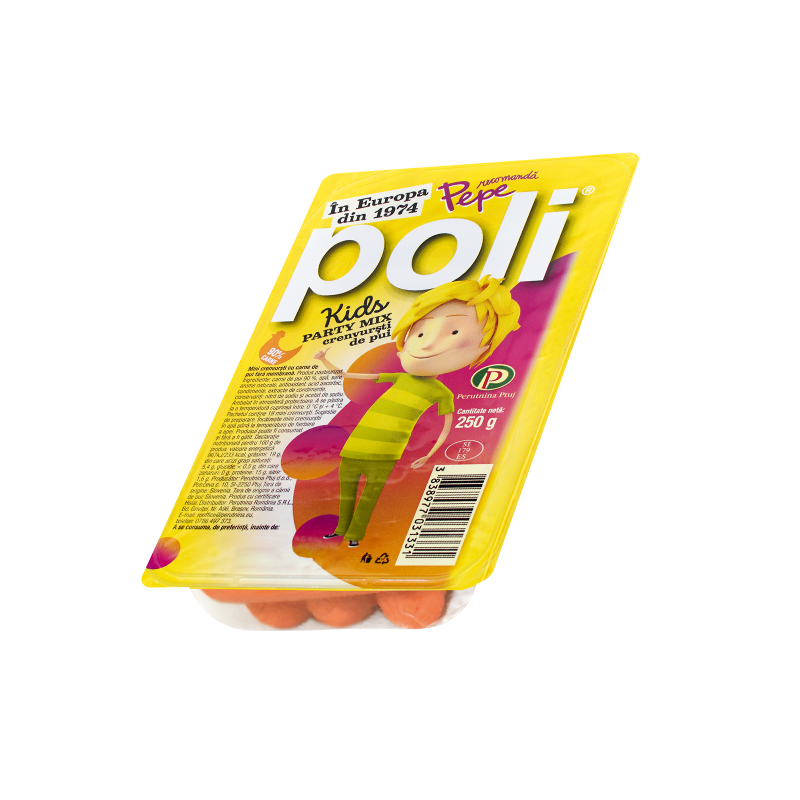 Perutnina Pepe Chicken Mini Frankfurters Party mix 250g