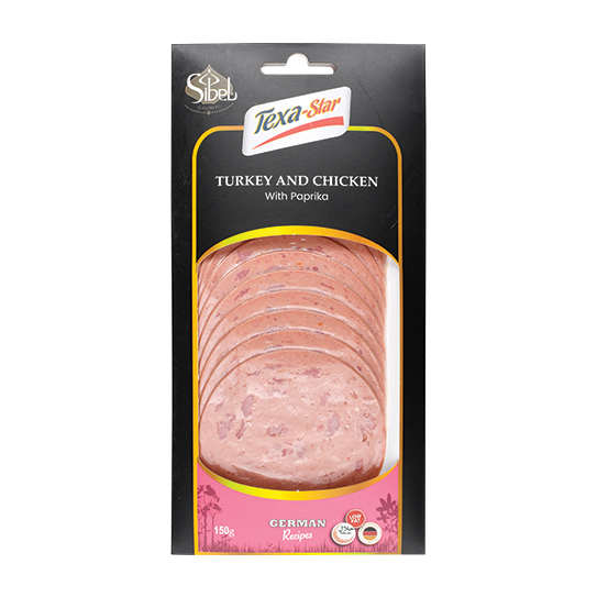 Texa-Star Slice Turkey & Chicken Pepper 150g