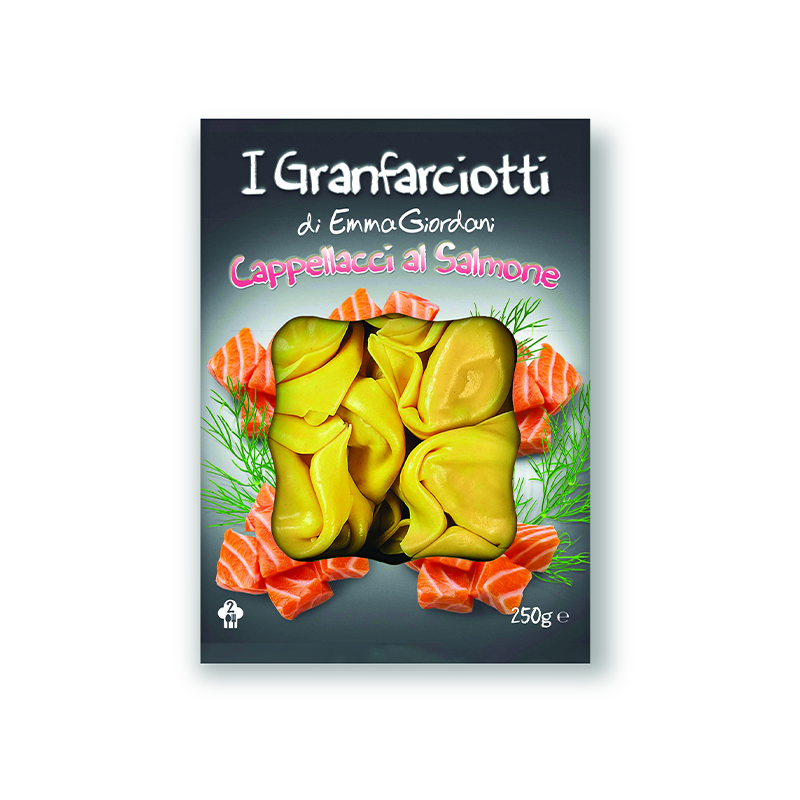 Emma-Pasta Salmon Fresh Egg Pasta - Cappellacci 250g