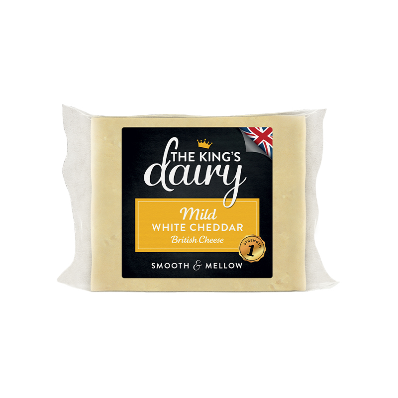 The Kings Dairy Mild White Cheddar 200g