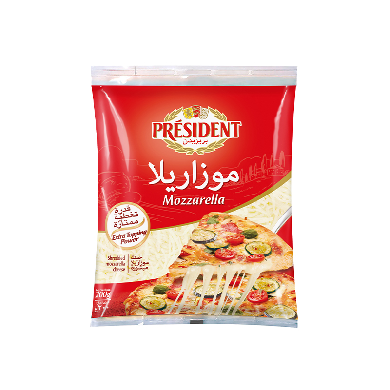 President Shredded Mozzarella 200g