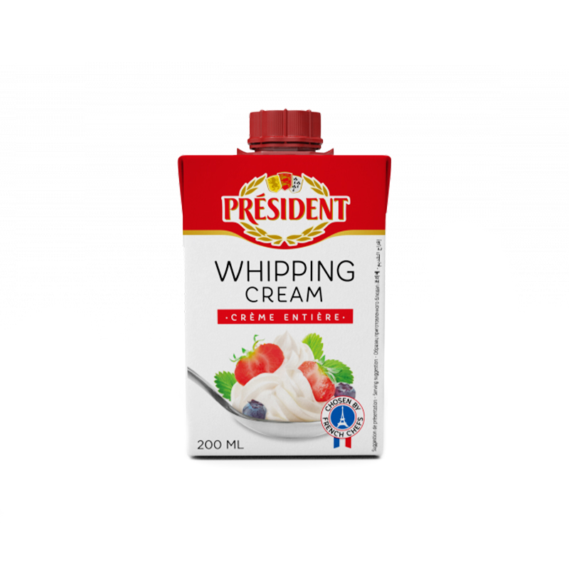 President Uht Whipping Cream 200ml