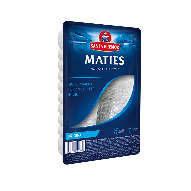Santa-Bremor "Matjas" Herring Fillet Original In Oil