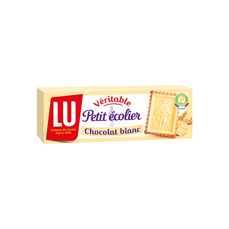 Lu Petit Ecolier White Chocolate Biscuits 150g