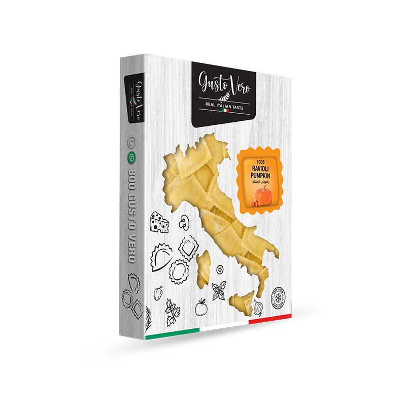 Gusto Vero Ravioli Square 35g Pumpkin 300g