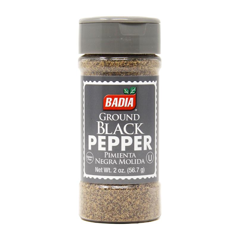 Badia Gluten Free Pepper Ground Black 56.70Gm