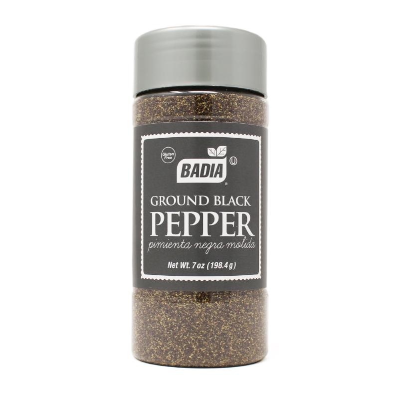 Badia Gluten Free Pepper Ground Black 198.45Gm