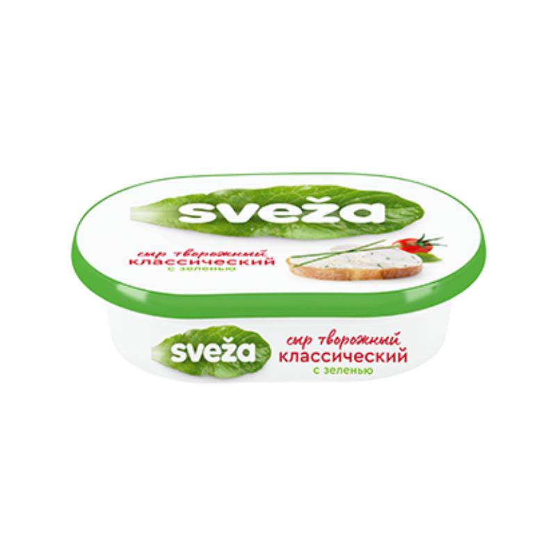 Savushkin Curd Cheese "Sveza"Greens, 60%, 150g