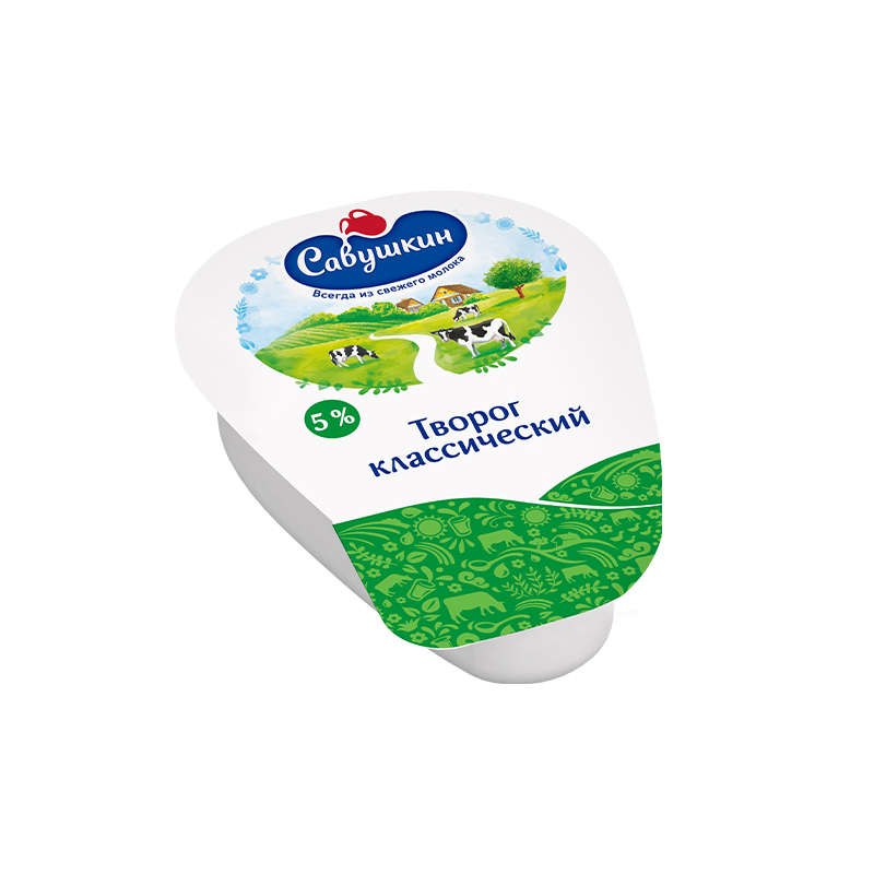 Savushkin Cottage Cheese 5% 180g