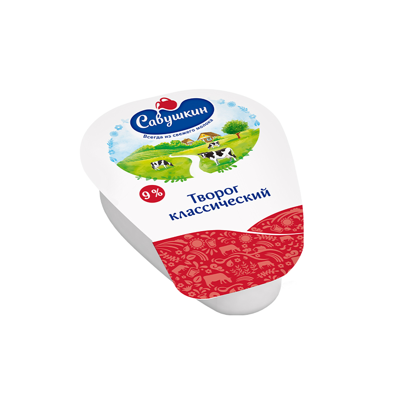 Savushkin Cottage Cheese 9% Tubs180g
